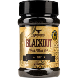 Rum & Que Blackout Rub 220g