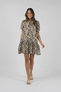 Eden Shift Dress /Navy Print