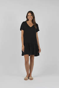 Milano Shift Dress /Black