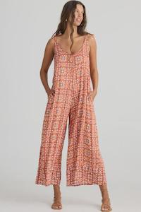 Clothing: Temple Jumpsuit - Medina Spice