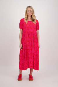 Clothing: Jem Dress /Pink-Red Floral