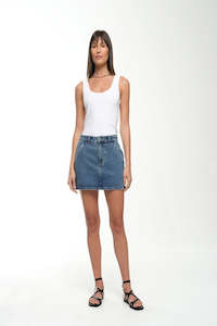 Clothing: Sacha Skirt/Mid Indigo