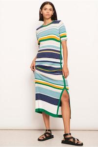 Lido Multi Knit Dress /Green Multi