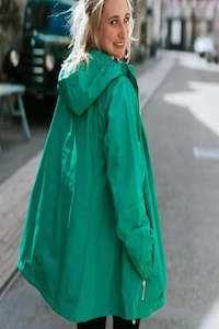 Clothing: Sadie Rain jacket /Shamrock