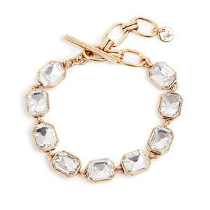 Clothing: Reflection Crystal Bracelet/Gold