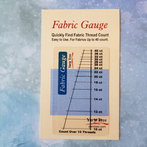 Craft material and supply: Fabric Gauge