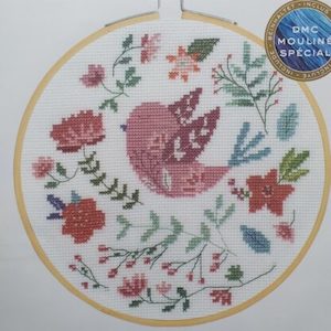 Folk Bird kit with hoop