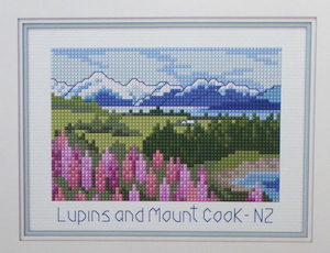 Lupins & Mt Cook