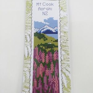 Craft material and supply: Mt Cook Bookmark