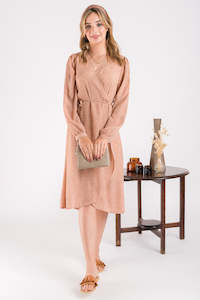 Womenswear: Wrap Dress - Blush