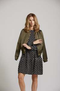 Womenswear: Bomber Jacket - Green