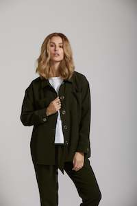 Womenswear: Stella Shacket - Forest