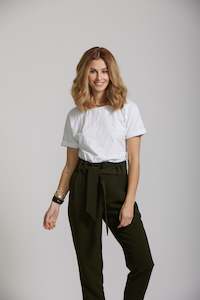 Womenswear: Basic Tee - White