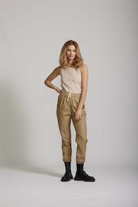 PU Lounge Pant - Stone