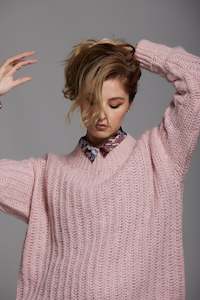 Womenswear: Mohair Sweater - Blush