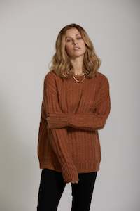 Mohair Sweater - Cinnamon