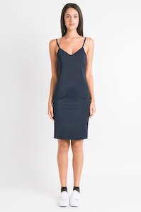 Womenswear: V Neck Slip - Black