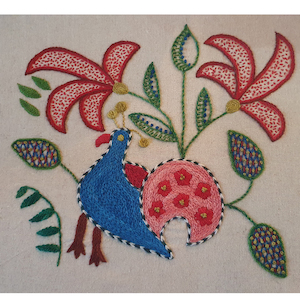 Suzani Bird Embroidery