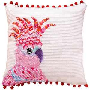 Cockatoo Needlepoint Cushion Kit