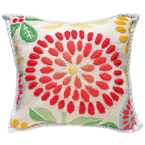 Dahlia Needlepoint Cushion Kit