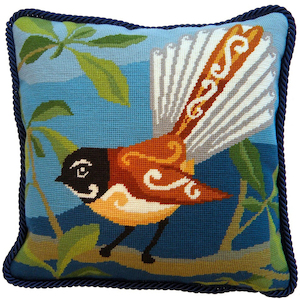 Fantail Needlepoint Cushion Kit