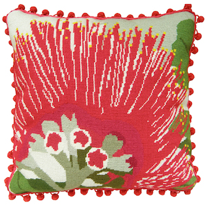 Pohutukawa Needlepoint Cushion Kit