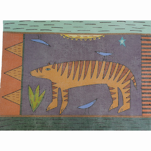 Tiger Needlepoint Cushion Kit