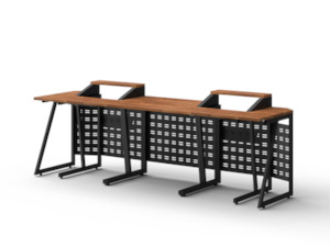 Wavebone Space Station 800 Modular Workstation - Classic Wood