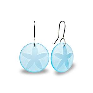 Clear Colour: Starfish Earrings Small