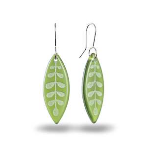 Kōwhai Leaf Earrings