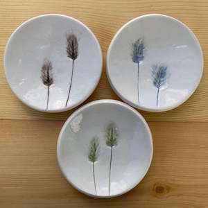 Ceramic Ring Dishes: Hare's Tail Ring Dish