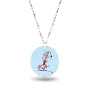 Gifts Under 99: Glass Fantail Disc Pendant