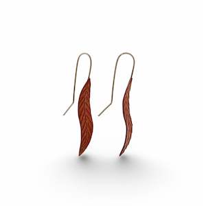 Gifts Under 99: Copper Leaf Earrings