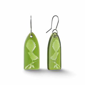 Glass Fantail Earrings