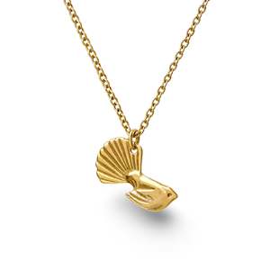 Fantail Pendant Gold