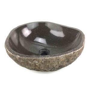 Natural Bathroom Stone Basin 40.5cm x 37cm x 14cm (2204)