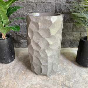 Bathroom sinks: Natural Pedestal Stone Basin 90cm x 49cm x 38cm (2521)