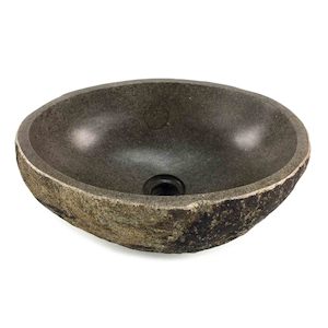 Natural Matte Finish Stone Bathroom Basin 38cm x 29cm x 14.5cm (2215)