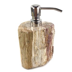 Luxury Petrified Wood Soap & Lotion Dispenser 100mL (1764)