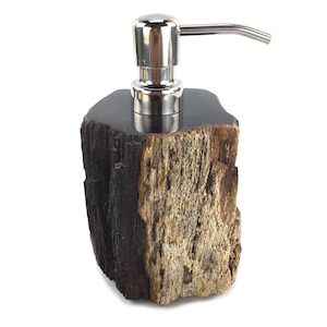 Luxury Petrified Wood Soap & Lotion Dispenser 100mL (1759)