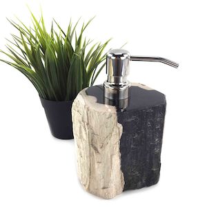 Luxury Petrified Wood Soap | Lotion Dispenser 100 mL (1753)