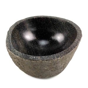 Organic Stone Bowl 30.5cm x 29cm x 15cm (1725)