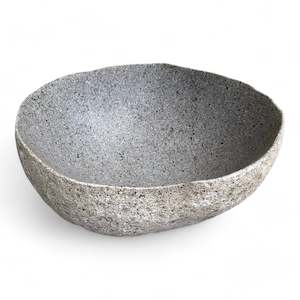 Luxury Stone Bowl 36cm x 32.5cm x 13.5/13cm (2791)