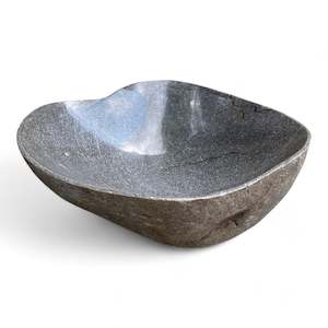 Luxury Stone Bowl 35cm x 33cm x 13.5/12.5cm (2787)