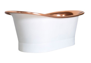 The Copper Bath Tub - Copper Dble Slipper Smooth 1700mm - CB5017-D67