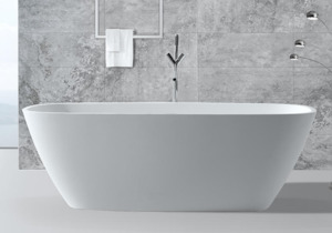 Bathroom and toilet fittings - wholesaling: Hugi Stone Bath - Mid-Sized - 1810mm - B037