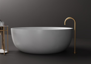 Silvia Small Round Stone Bath - 1200mm - ST13 1200 (G)