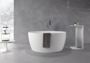 Hugi Compact Freestanding Bath - 1200mm - B002-B