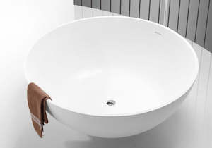 Bathroom and toilet fittings - wholesaling: Hugi Round Stone Bath - Statement Luxury Piece - 1500mm - B056