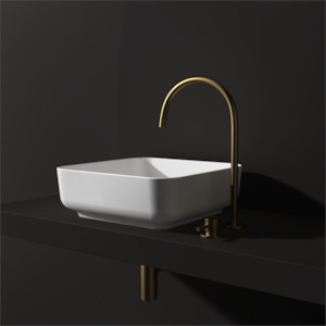 Square Slimline Basin - 400mm - B2 Various Colours